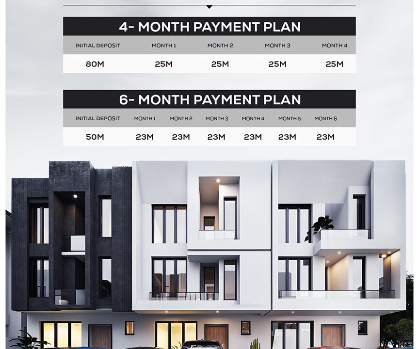 4 Bed Payment plan