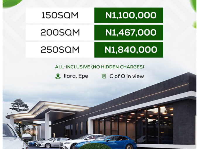 Vision city | Promise Banks | primis bank | Promiseone Banks | Epe Land | Land in epe