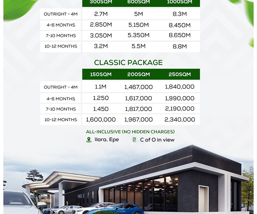 Vision city payment plan