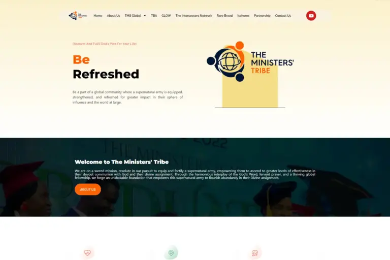 The ministers tribe | website deigned by promise Banks | HR solutions